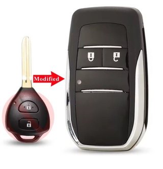 Carcasa llave 2 botones Toyota