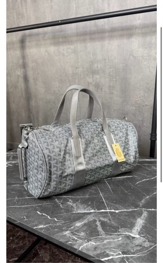 Bolso de mano gris