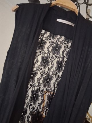 Mono/pantalón de fiesta negro Zara Trafaluc