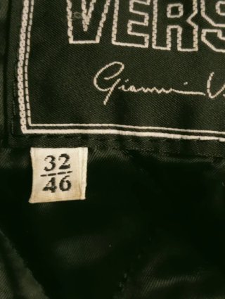 Giacca in pelle Versus vintage anni 90