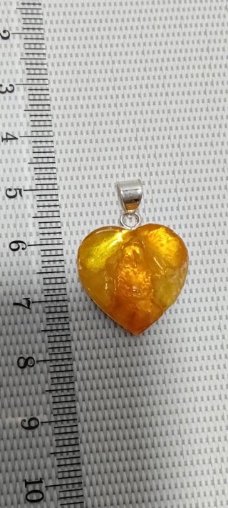 Colgante de Plata 925 y Ámbar Báltico.