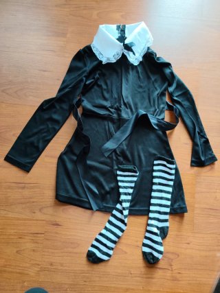 Disfraz Miércoles Addams Talla 10-12