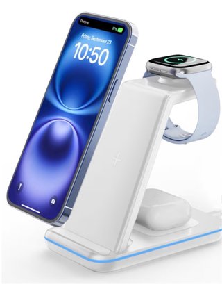 Cargador Inalámbrico 3 en 1