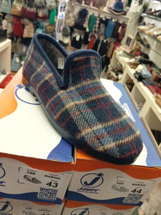 Zapatillas Javer de Cuadros Tallas del 39 al 46