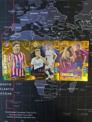 3 Cartas Adrenalyn Panini