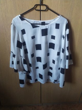 Blusa Punt Roma Estampada Talla XL