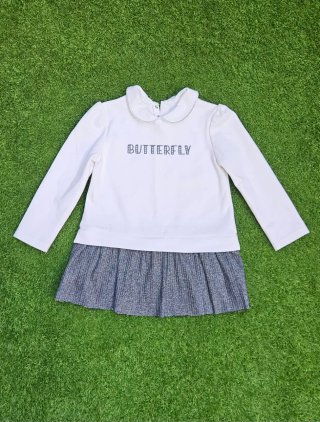 Vestido Combinado Infantil Talla 3-4 Años