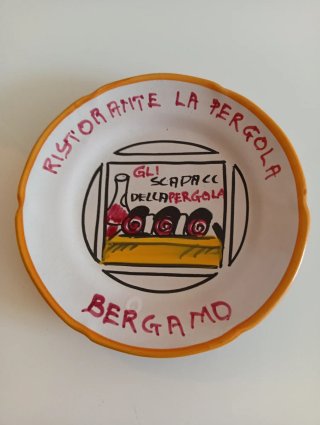 Piatto Ristoranti del Buon Ricordo- " La Pergola"