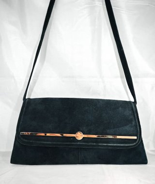 Pochette vintage anni 80 nera