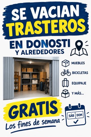 vaciar trasteros gratis
