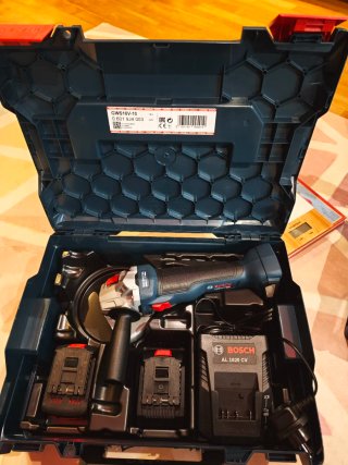 Mini amoladora a batería Bosch GWS18V-10
