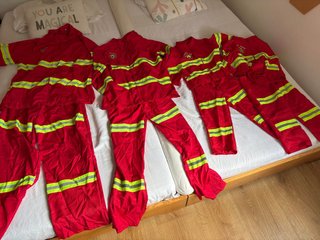 Set de 4 Disfraces de Bombero