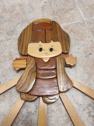 Perchero Infantil de Madera