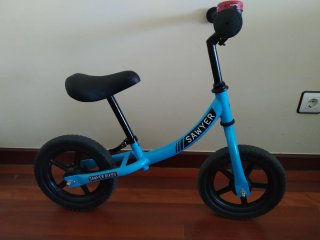 Bicicleta sin pedales Sawyer azul