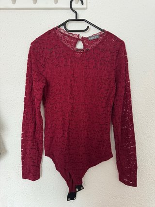 Body de Encaje Rojo Inside Talla L