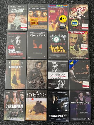 Lotto di 16 film in DVD (A10)