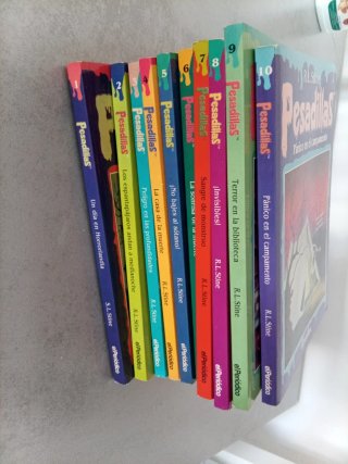 Lote libros pesadillas rl stine