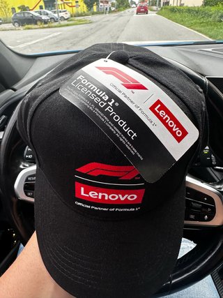 Cappellino Formula 1 Lenovo Nero