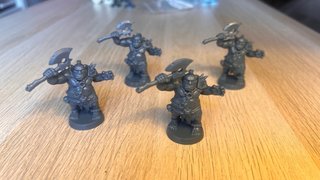 4 Miniaturas ogros de HeroQuest