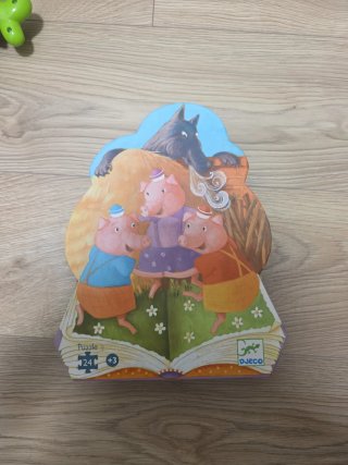 Puzzle Infantil Los Tres Cerditos Djeco