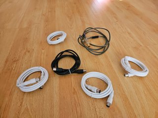 Lote cables coaxial/antena TV