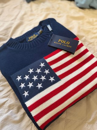 Jersey Polo Ralph Lauren Bandera EE.UU. Talla M