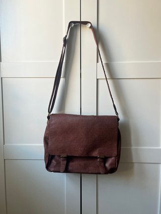 Bolso de Piel Marrón Rochy