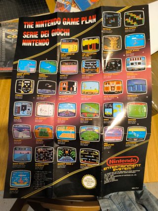 Poster Catálogo Nintendo NES