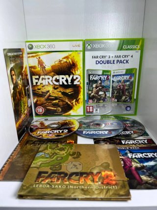 🇪🇦 Pack Far Cry 2, 3 y 4 - Completo | Xbox 360