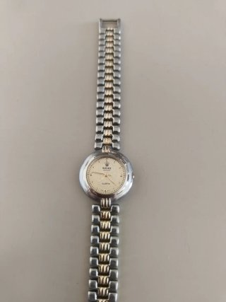 Reloj pulsera plateado/dorado de mujer (Imitación)