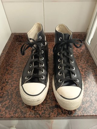 Zapatillas Converse All Star Piel Negras