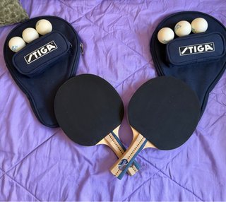 Set de Ping Pong Stiga: 2 Palas y 6 Pelotas