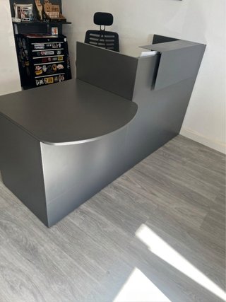 Mostrador Recepción BELMO 200 cm Grafito