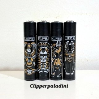 Set 4 Accendini Clipper Egizi