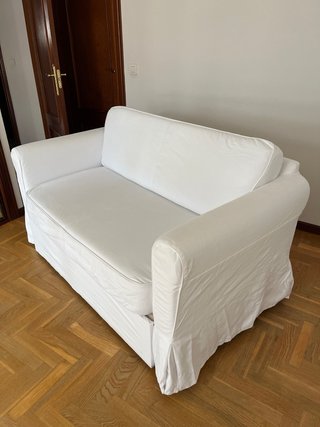 Sofá Cama 2 Plazas Blanco