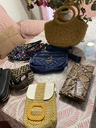Lote de 6 bolsos variados
