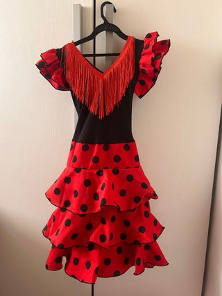 Vestido de Sevillana para Niña