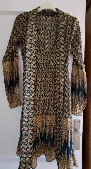 Vestido Zara estampado