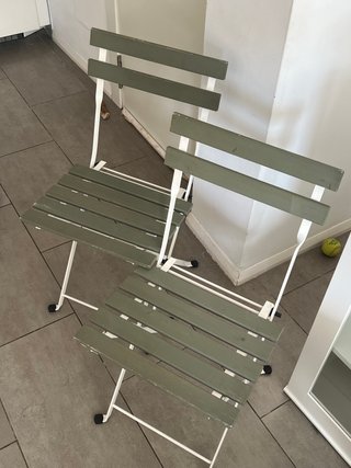 2 Sillas Plegables IKEA de Madera