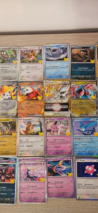 Set Carte Pokémon Celebrazioni 30° Anniversario