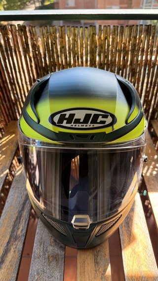 Casco Integral HJC RPHA11 Amarillo/ Verde. Talla M