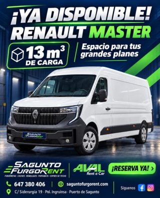 Alquiler furgoneta 13m3