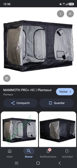 Armario de Cultivo Mammoth Pro+ HC