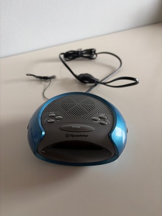 Radio Despertador Digital Roadstar Azul