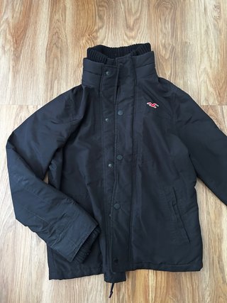 Chaqueta Hollister Negra Talla L