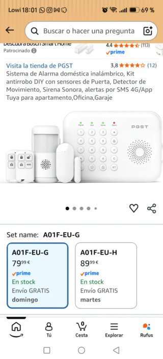 Sistema de Alarma Inalámbrica PGST