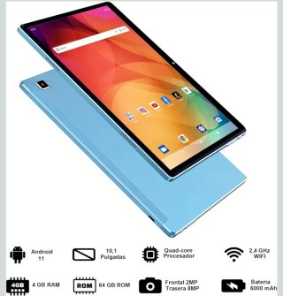 Tablet 10.1 Android 11 64GB Azul Simplori K18