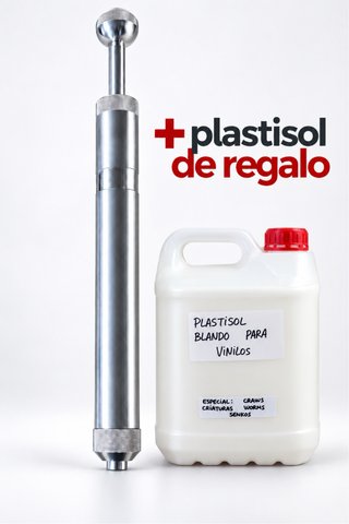 Inyector de Plastisol para Vinilos de Pesca
