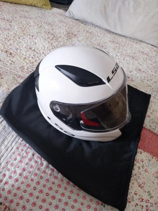 Casco de Moto para Niño LS2 Blanco