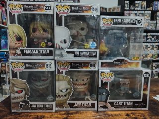Pack 6 Figuras Funko Pop! Attack on Titan